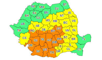 cod portocaliu de ploi, Foto: ANM