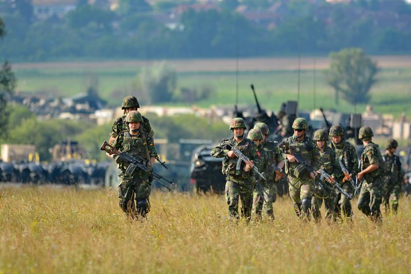 Militari la exercitiul Saber Guardian 2017, Foto: Fortele Terestre Romane