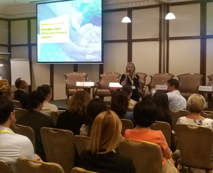 Imagine de la conferinta EY de miercuri, Foto: Hotnews