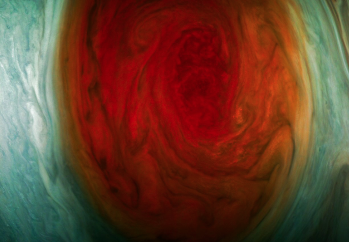 Marea pata rosie, gigantica furtuna de pe Jupiter, Foto: NASA