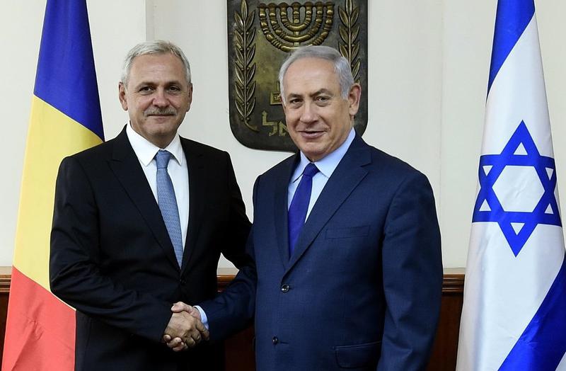 Liviu Dragnea si Benjamin Netanyahu, Foto: Facebook - Liviu Dragnea