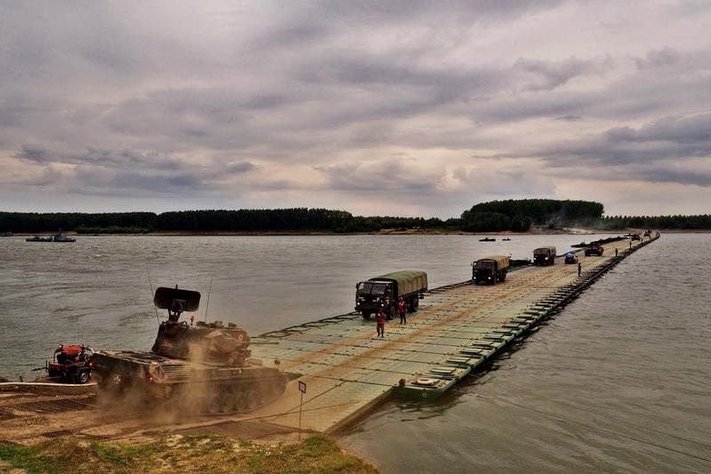 Exercitiu militar de traversare a Dunarii, Foto: Fortele Terestre Romane