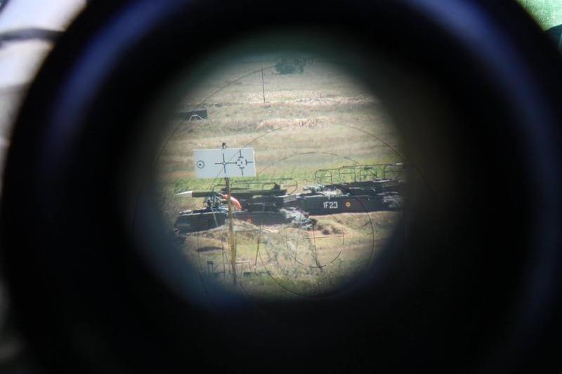 Instantaneu din poligonul Capu Midia, Foto: Fortele Aeriene Romane