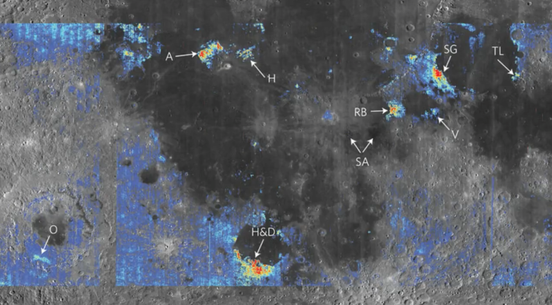 Analizele de la distanta arata ca exista multa apa pe Luna, Foto: Captura YouTube