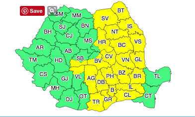Cod galbn de ploi, Foto: ANM