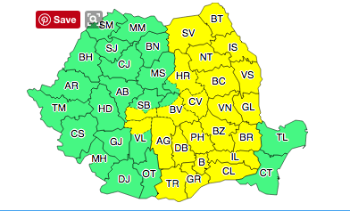 Cod galbn de ploi, Foto: ANM