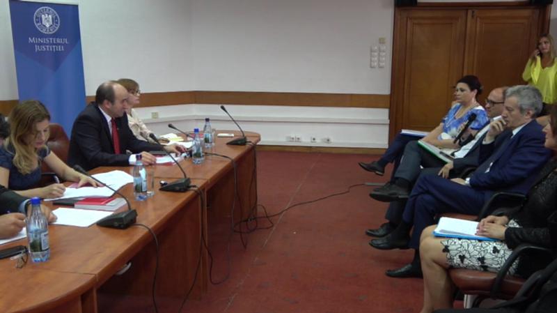 Dezbatere la Ministerul Justitiei, Foto: Captura Privesc.eu