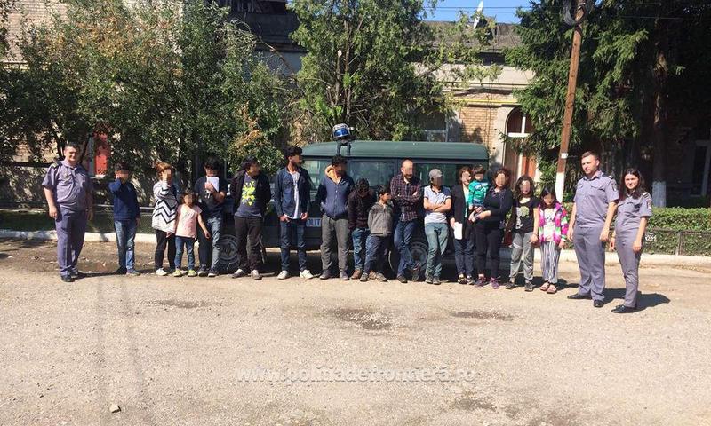 Migranti irakieni prinsi la Curtici, Foto: Politia de Frontiera