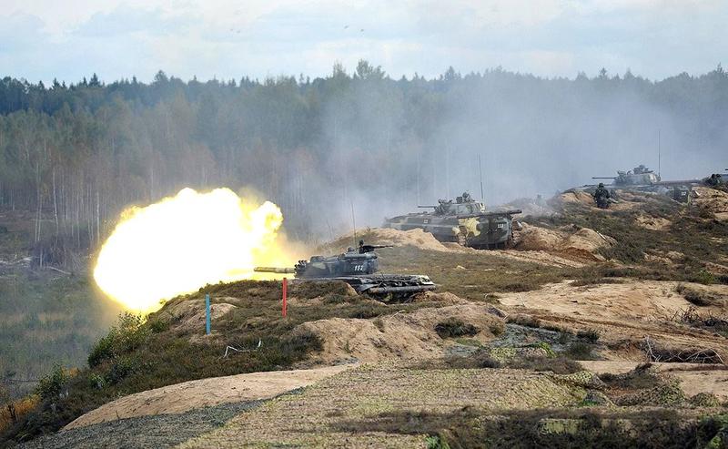 Tancuri rusesti la exercitiul militar Zapad, Foto: kremlin.ru