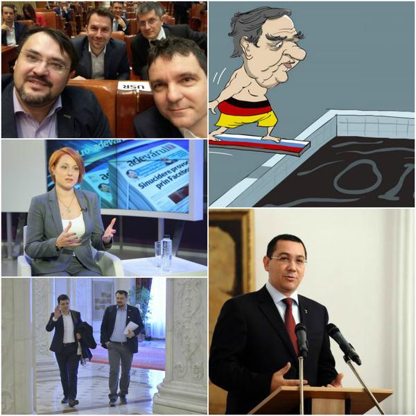 Politic show, Foto: Colaj foto