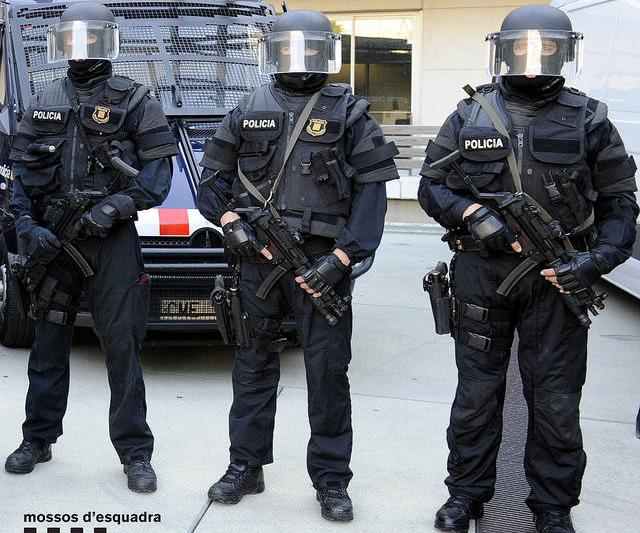 Politisti catalani, Foto: Flickr / Mossos. Generalitat de Catalunya