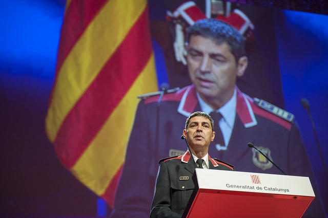 Josep Lluis Trapero, seful politiei catalane, Foto: Flickr / Mossos. Generalitat de Catalunya