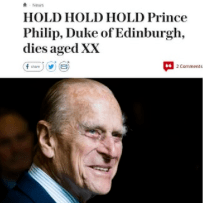 Telegraph l-a "omorat" pe Printul Philip, Foto: The Telegraph