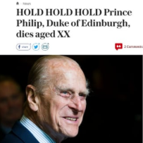 Telegraph l-a "omorat" pe Printul Philip, Foto: The Telegraph