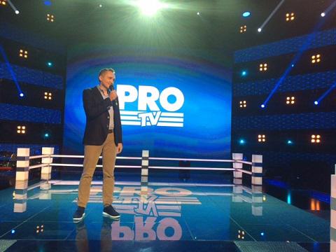 Cesnavicius, ultima data alaturi de vechiul logo Pro TV, Foto: Hotnews