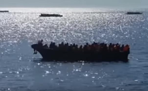 Imigranti in Marea Mediterana, Foto: Captura YouTube