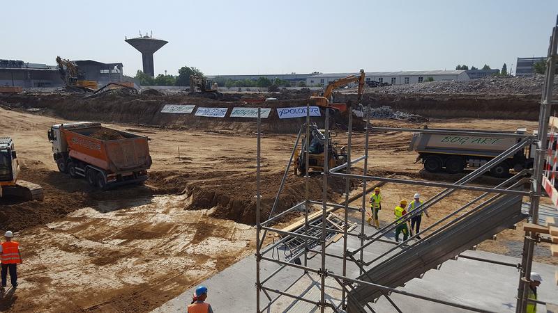 Santierul viitorului sediu Renault, Foto: Hotnews