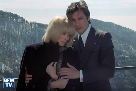 Mireille Darc si Alain Delon, Foto: Captura YouTube