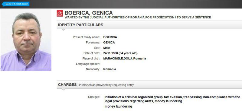 Genica Boerica, Foto: Interpol