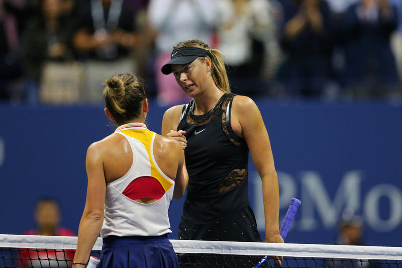 Sharapova si Halep, Foto: usopen.org