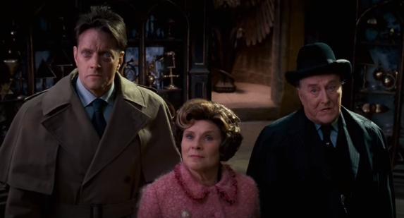 Robert Hardy (dreapta) in Harry Potter, Foto: Captura YouTube