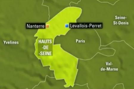 Incident in suburbia Levallois-Perret, Foto: Captura Youtube.com