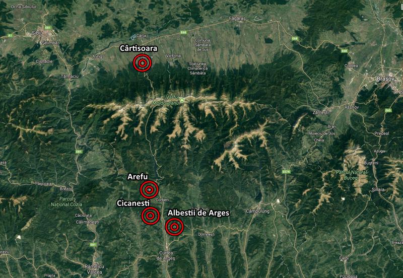 Domenii schiabile in zona Transfagarasan - propunerea Guvernului, Foto: Google Earth