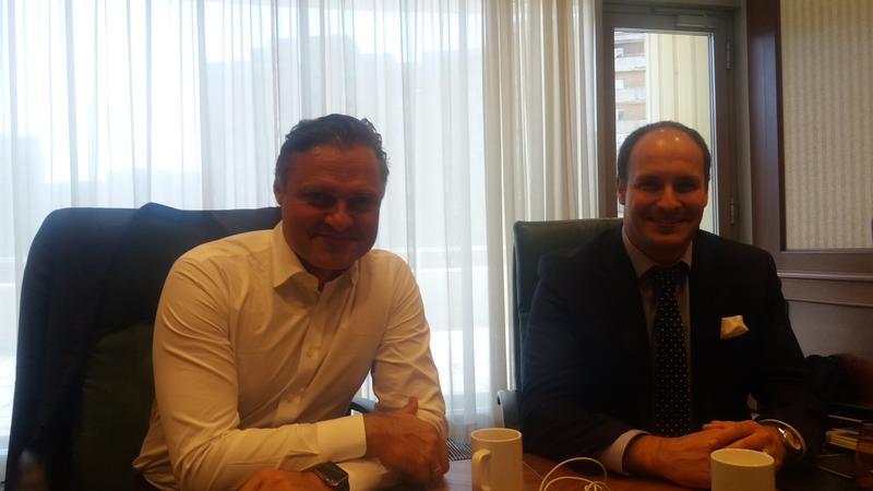 Greg Konieczny si Johan Meyer, Foto: Hotnews