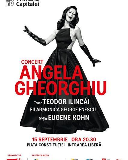 Concert Extraordinar Angela Gheorghiu pe 15 septembrie, Foto: Afis