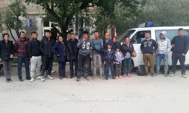 Irakieni care au incercat sa treaca ilegal in Ungaria, Foto: Politia de Frontiera