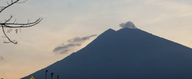 Vulcanul din Bali, Foto: Captura YouTube