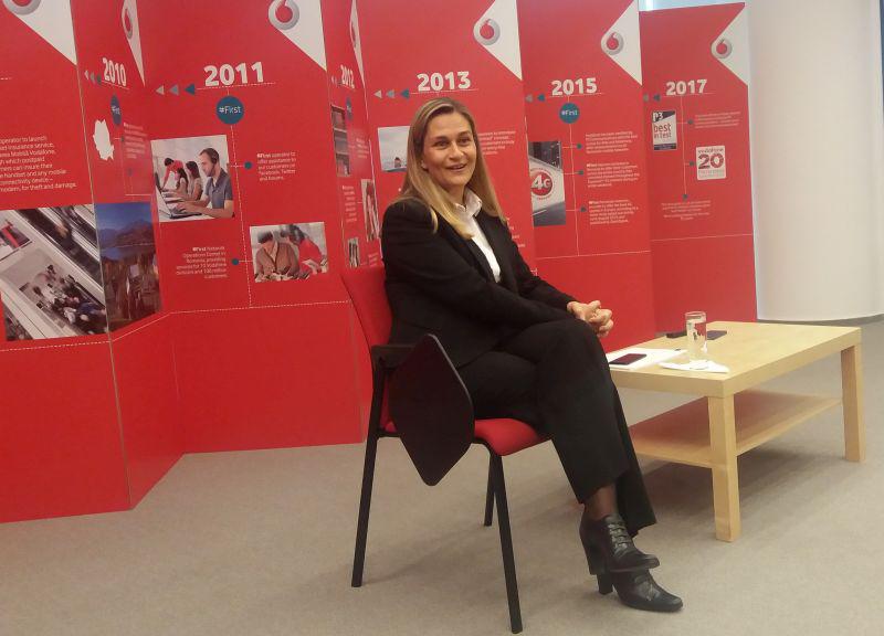 Murielle Lorilloux, CEO Vodafone Romania, Foto: Hotnews