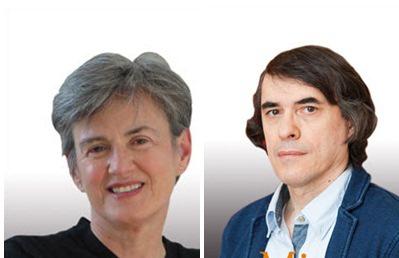 Luisa Etxenike si Mircea Cartarescu, Foto: Humanitas