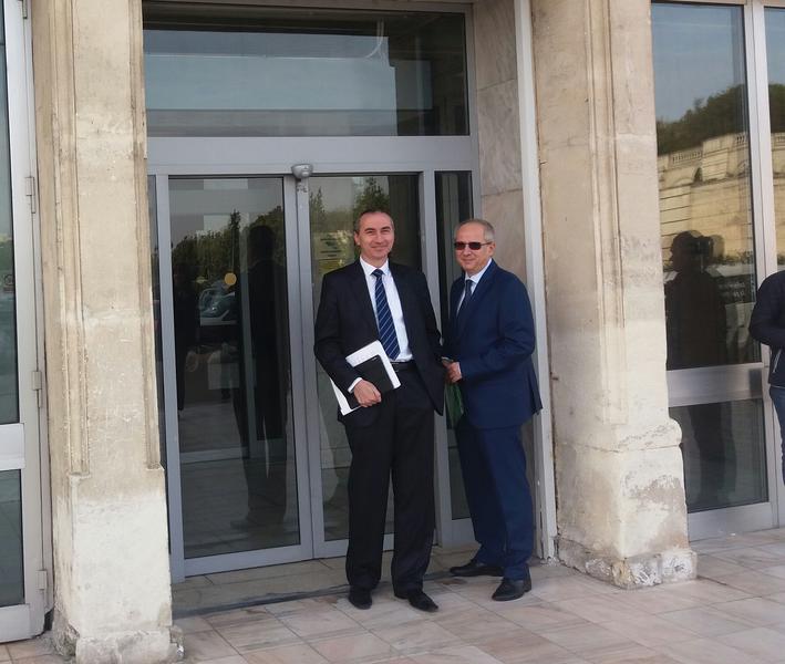 Eduard Lovin (stanga) si Bogdan Iana (dreapta), Foto: Hotnews