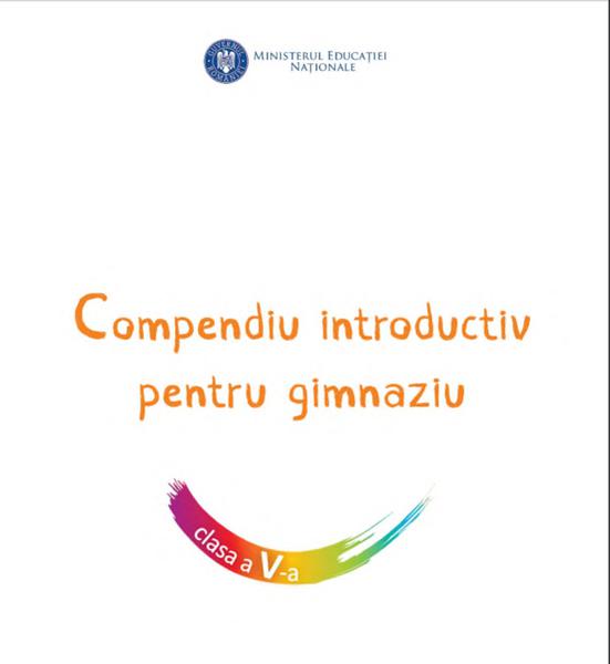Compendiul pentru clasa a V-a, Foto: Ministerul Educatiei