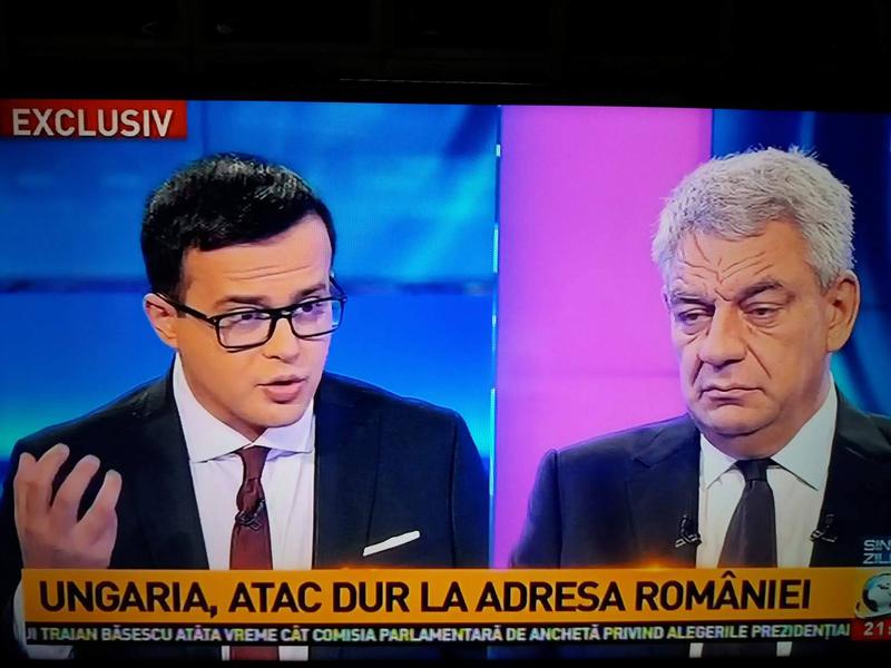 Premierul Mihai Tudose la Antena 3, Foto: captura Antena 3