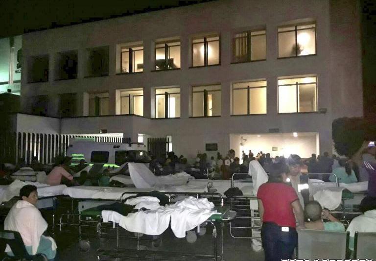 Un spital evacuat in Mexic de teama cutremurului, Foto: AGERPRES
