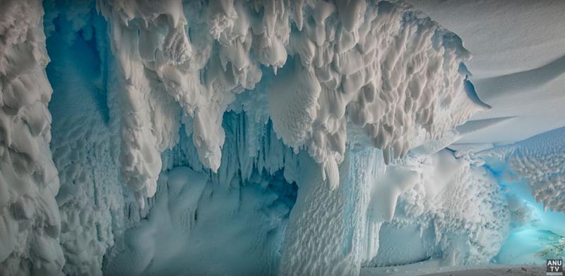 Pestera din Antarctica, Foto: Captura YouTube