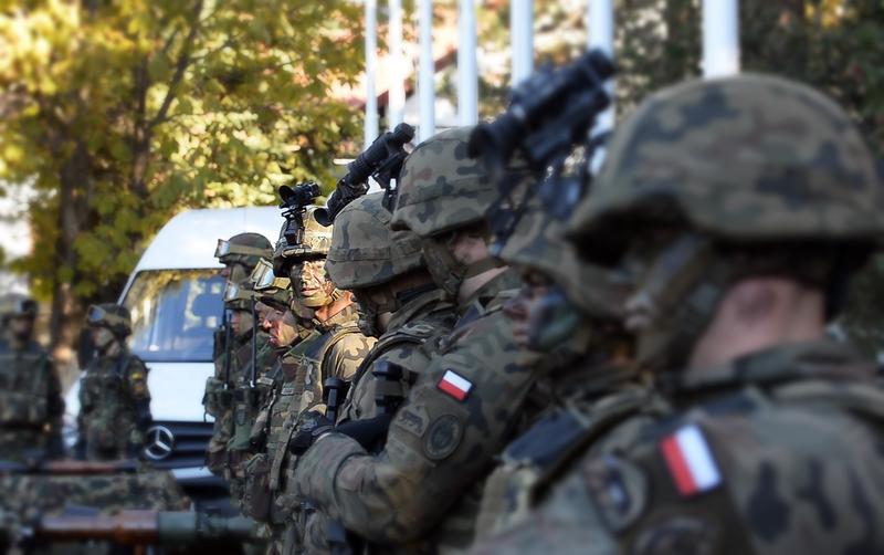 Militarii NATO din Brigada Multinationala de la Craiova, Foto: HotNews.ro / Victor Cozmei