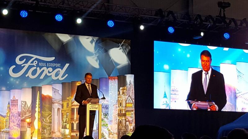 Klaus Iohannis la uzina Ford, Foto: Hotnews