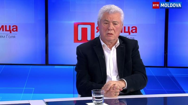 Vladimir Voronin la RTR Moldova, Foto: Captura YouTube