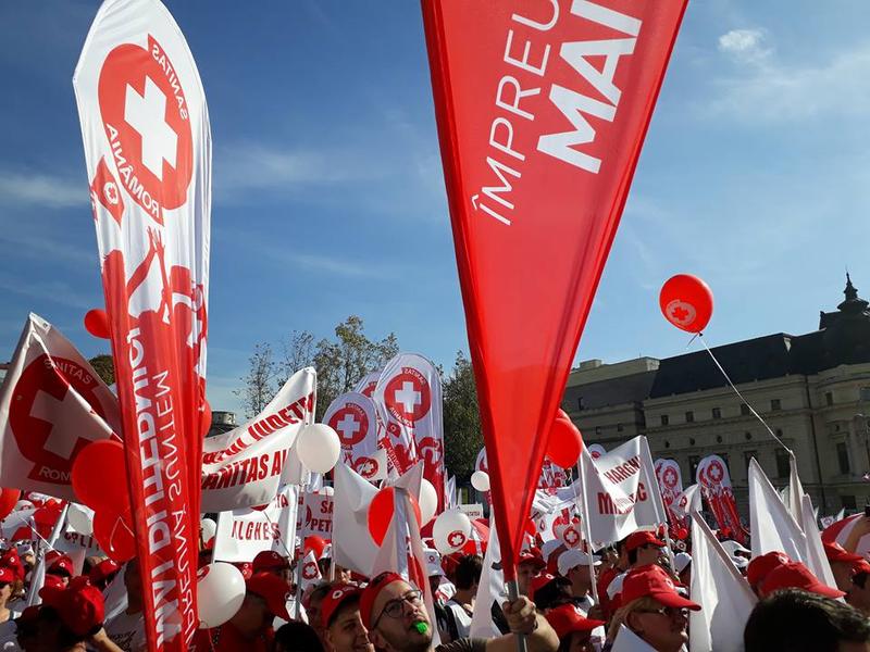 Protest Sanitas, Foto: Facebook / Sanitas