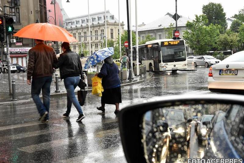 Avertizare de ploi și vânt puternic, Foto: AGERPRES