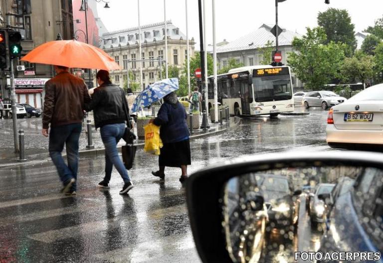 Avertizare de ploi și vânt puternic, Foto: AGERPRES