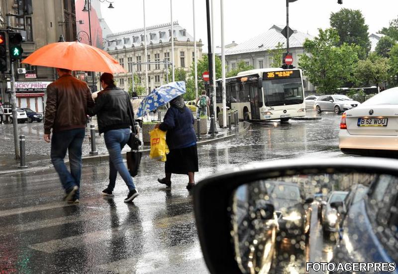 Avertizare de ploi și vânt puternic, Foto: AGERPRES