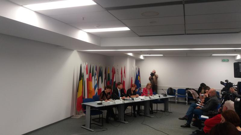 Imagine de la conferinta de vineri, Foto: Hotnews