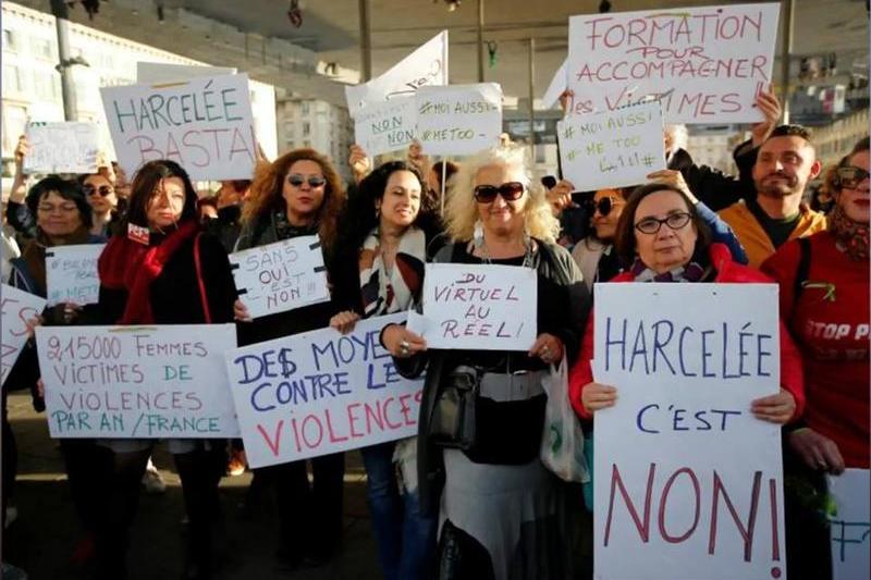 Protest in Franta, Foto: Captura Youtube.com