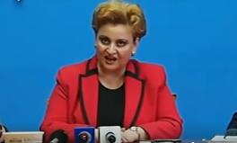 Gratiela Gavrilescu, nervoasa, Foto: Captura Facebook