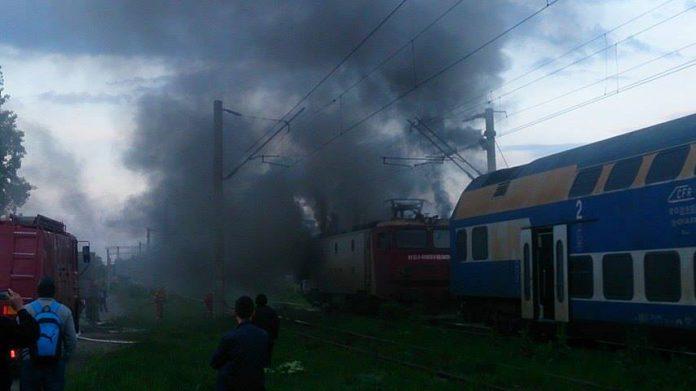 Locomotiva in flacari, Foto: Ziarul Incomod