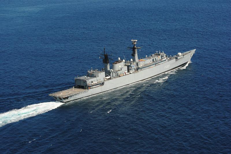 Fregata F-221 Regele Ferdinand, Foto: Fortele Navale Romane